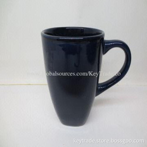 Fine Stoneware Color Glazed Mug, Multi-color, 10oz Capacity